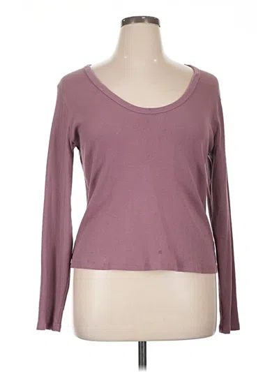 Pre-owned Universal Thread Long Sleeve T-shirt In Purple