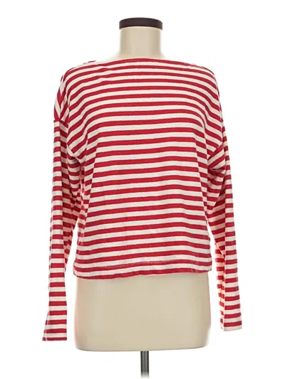Pre-owned Universal Thread Long Sleeve T-shirt In Red