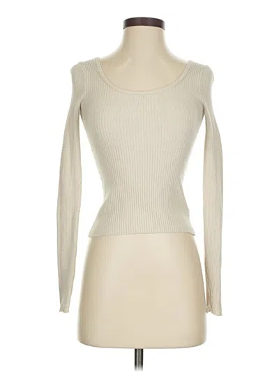 Pre-owned Universal Thread Long Sleeve T-shirt In White