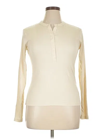 Pre-owned Universal Thread Long Sleeve T-shirt In White