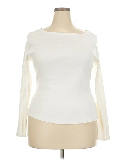 Pre-owned Universal Thread Long Sleeve T-shirt In White