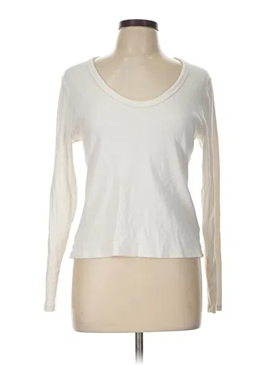 Pre-owned Universal Thread Long Sleeve T-shirt In White