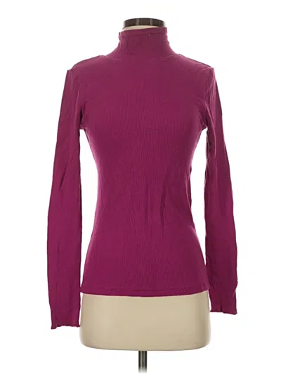 Pre-owned Universal Thread Long Sleeve Turtleneck In Burgundy