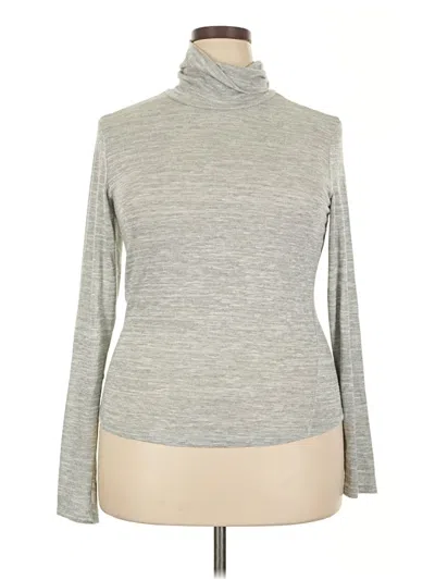 Pre-owned Universal Thread Long Sleeve Turtleneck In Gray