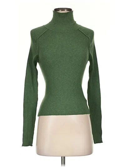 Pre-owned Universal Thread Long Sleeve Turtleneck In Green