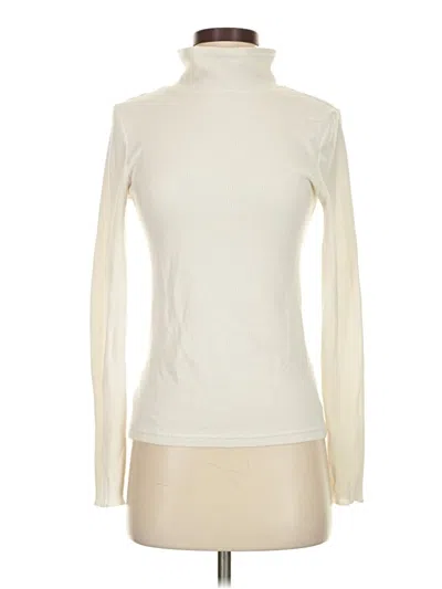 Pre-owned Universal Thread Long Sleeve Turtleneck In Ivory