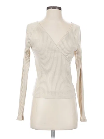 Pre-owned Universal Thread Long Sleeve Turtleneck In Ivory