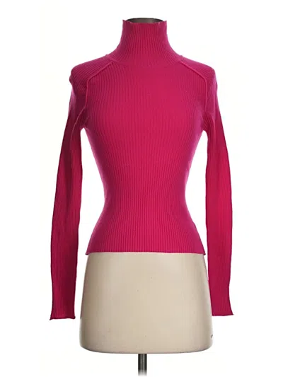Pre-owned Universal Thread Long Sleeve Turtleneck In Pink
