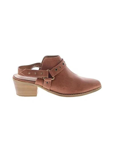 Pre-owned Universal Thread Mule/clog In Brown