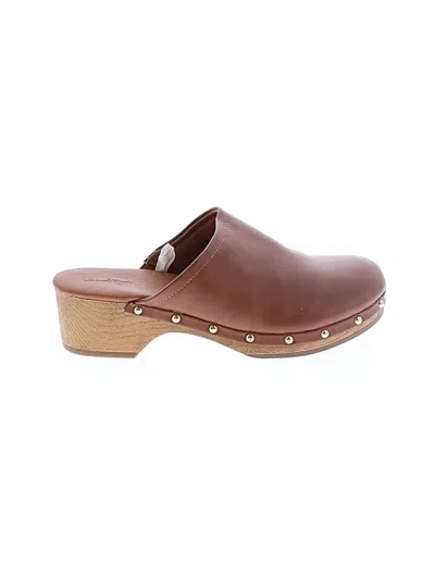 Pre-owned Universal Thread Mule/clog In Brown