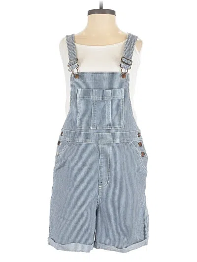 Pre-owned Universal Thread Overall Shorts In Blue