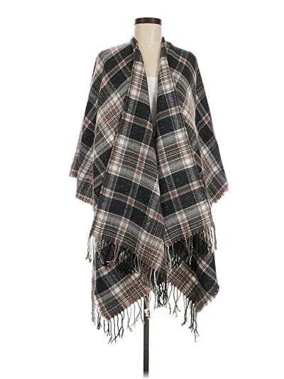 Pre-owned Universal Thread Poncho In Brown