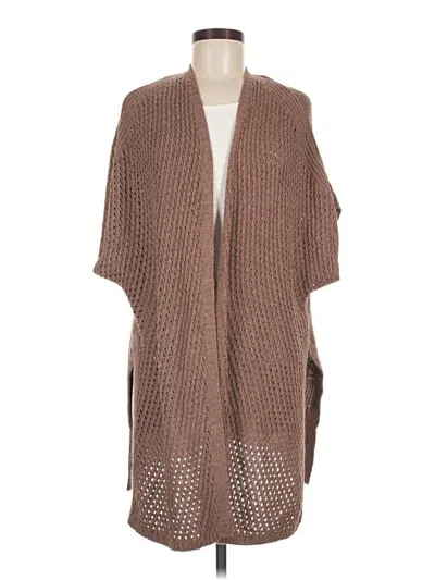 Pre-owned Universal Thread Poncho In Brown