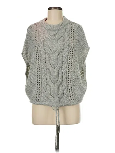 Pre-owned Universal Thread Poncho In Gray
