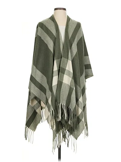 Pre-owned Universal Thread Poncho In Green