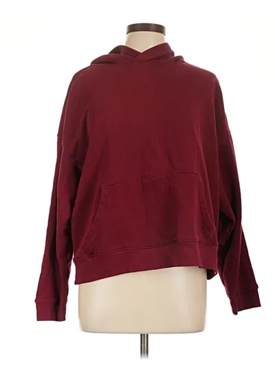Pre-owned Universal Thread Pullover Hoodie In Burgundy