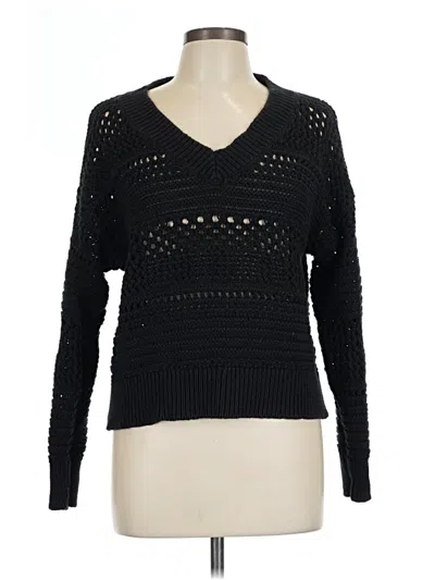 Pre-owned Universal Thread Pullover Sweater In Black