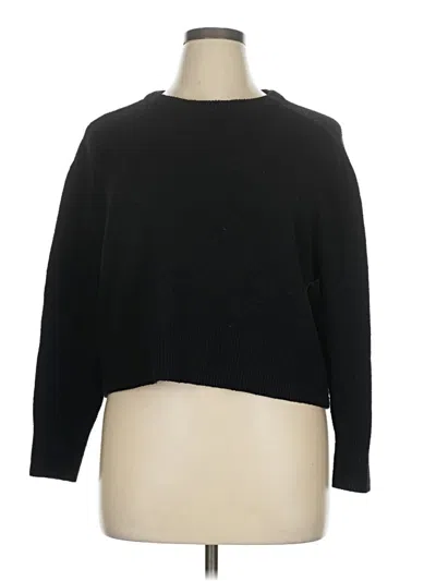 Pre-owned Universal Thread Pullover Sweater In Black