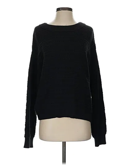 Pre-owned Universal Thread Pullover Sweater In Black