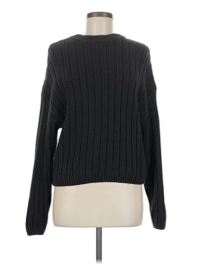 Pre-owned Universal Thread Pullover Sweater In Black