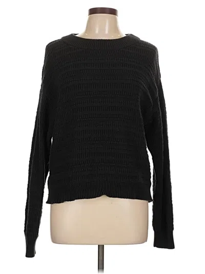 Pre-owned Universal Thread Pullover Sweater In Black