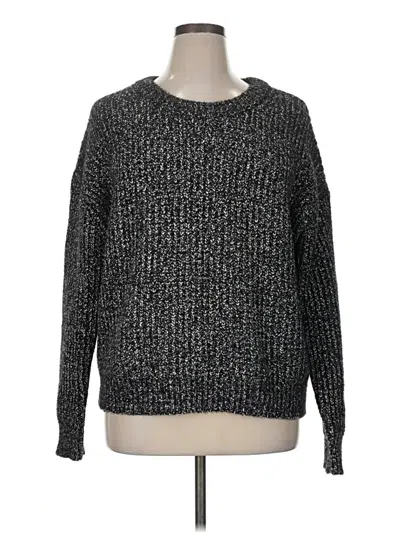 Pre-owned Universal Thread Pullover Sweater In Black