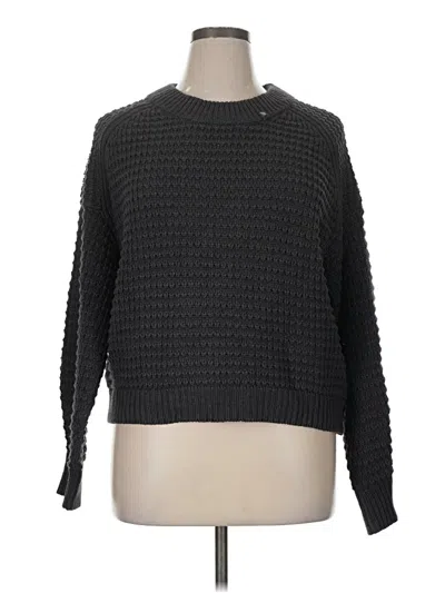 Pre-owned Universal Thread Pullover Sweater In Black