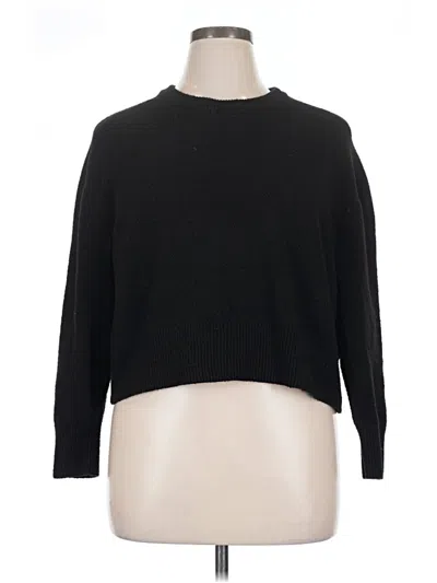 Pre-owned Universal Thread Pullover Sweater In Black