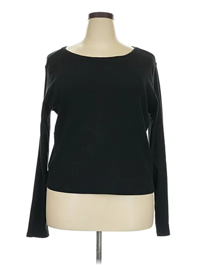 Pre-owned Universal Thread Pullover Sweater In Black
