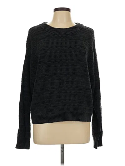 Pre-owned Universal Thread Pullover Sweater In Black