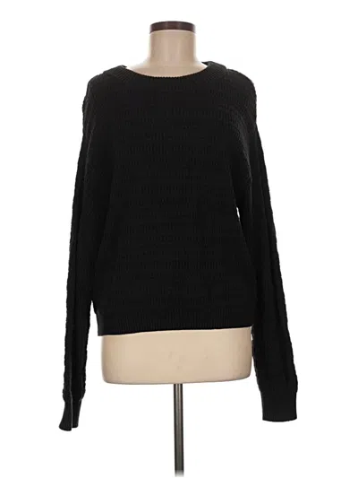 Pre-owned Universal Thread Pullover Sweater In Black