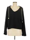 Universal Thread Pullover Sweater In Black