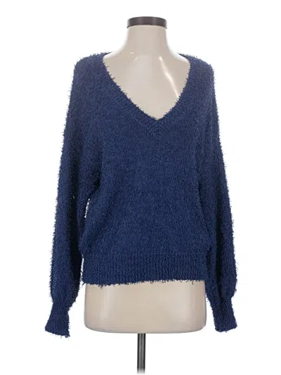 Pre-owned Universal Thread Pullover Sweater In Blue