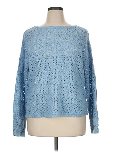 Pre-owned Universal Thread Pullover Sweater In Blue