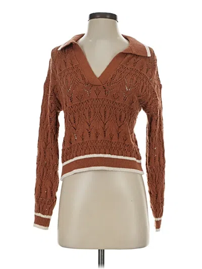 Pre-owned Universal Thread Pullover Sweater In Brown