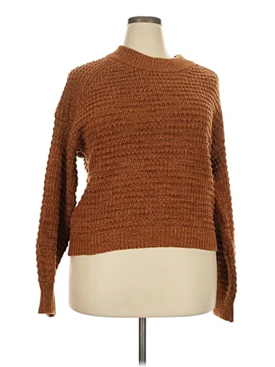 Pre-owned Universal Thread Pullover Sweater In Brown