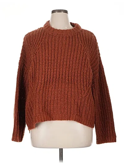 Pre-owned Universal Thread Pullover Sweater In Brown