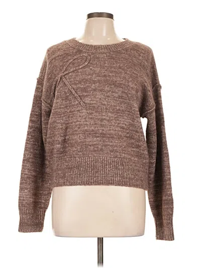Pre-owned Universal Thread Pullover Sweater In Brown