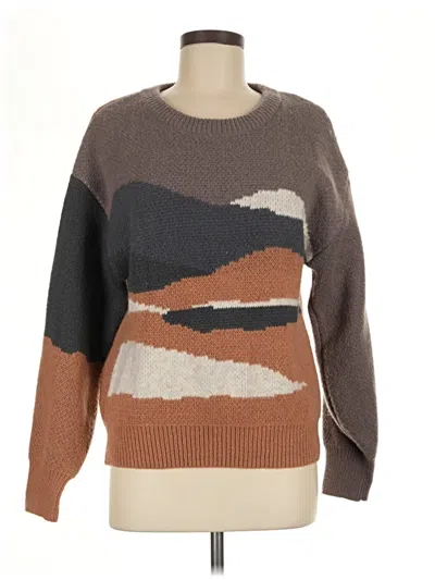 Pre-owned Universal Thread Pullover Sweater In Brown
