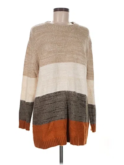 Pre-owned Universal Thread Pullover Sweater In Brown