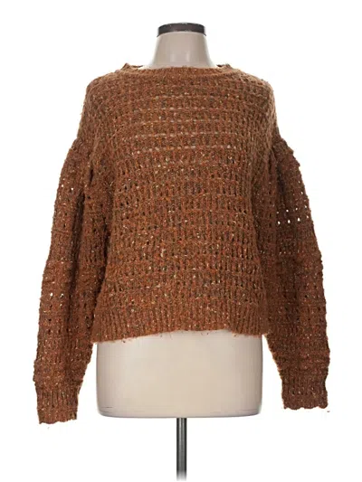 Pre-owned Universal Thread Pullover Sweater In Brown