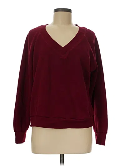 Pre-owned Universal Thread Pullover Sweater In Burgundy