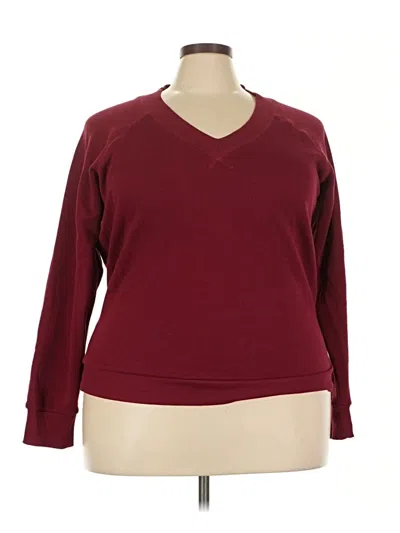 Pre-owned Universal Thread Pullover Sweater In Burgundy