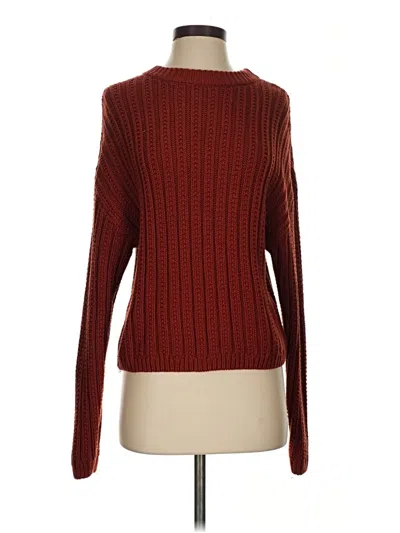 Pre-owned Universal Thread Pullover Sweater In Burgundy