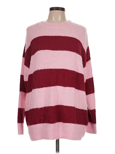 Pre-owned Universal Thread Pullover Sweater In Burgundy