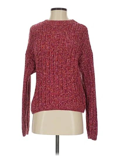 Pre-owned Universal Thread Pullover Sweater In Burgundy