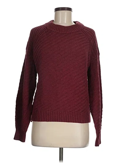 Pre-owned Universal Thread Pullover Sweater In Burgundy