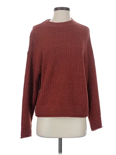 Pre-owned Universal Thread Pullover Sweater In Burgundy
