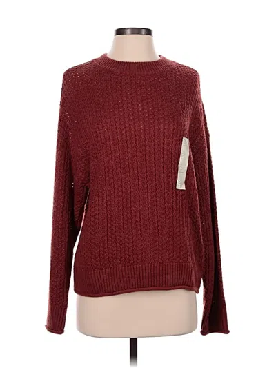 Pre-owned Universal Thread Pullover Sweater In Burgundy