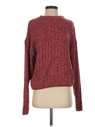 Pre-owned Universal Thread Pullover Sweater In Burgundy